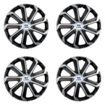 Puklice pre Lada 14 Evo black&silver