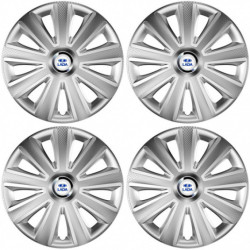 Puklice pre Lada 14 Aviator carbon RC silver