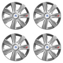 Puklice pre Lada 14 GTX CARBON silver