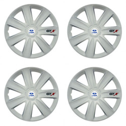 Puklice pre Lada 17 GTX carbon white