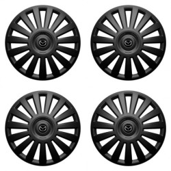 Puklice pre Mazda 14 Luxury black