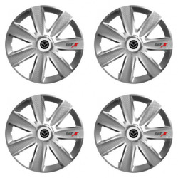 Puklice pre Mazda 14 GTX CARBON silver