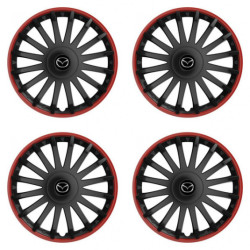 Puklice pre Mazda 15 CRYSTAL RO black