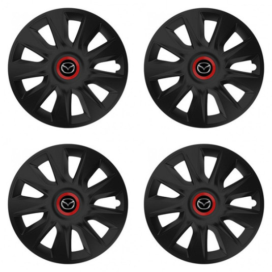 Puklice pre Mazda 15 STRATOS RR black