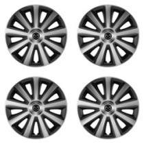 Puklice pre Mazda 16 Aviator carbon silver&black