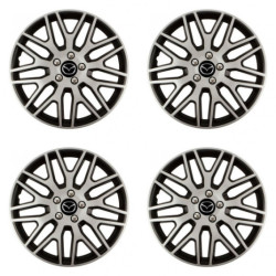 Puklice pre Mazda 16 Dakar NC silver and black