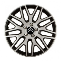 Puklice pre Citroen 15 Dakar NC silver and black