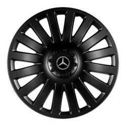 Puklice pre Mercedes 14 Smart black