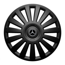 Puklice pre Mercedes 14 Luxury black