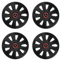 Puklice pre Mercedes 15 STRATOS RR black