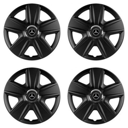 Puklice pre Mercedes 15 ESPRIT RC BLACK