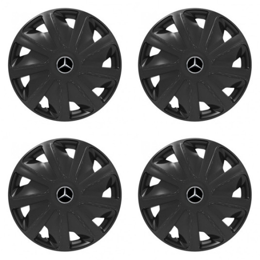 Puklice pre Mercedes pre dodávky 15 Craft black