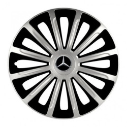Puklice pre Mercedes 16 TREND silver and black