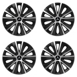 Puklice pre Mercedes 16 RAPIDE silver and black