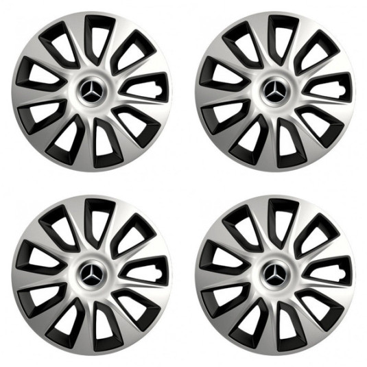 Puklice pre Mercedes 17 STRATOS double colour