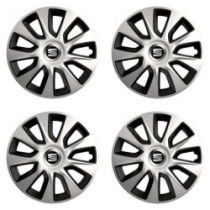 Puklice pre Seat 14 STRATOS double colour