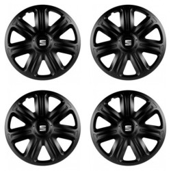 Puklice pre Seat 14 COMFORT BLACK