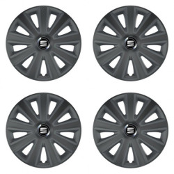 Puklice pre Seat 15 Aviator carbon grafite