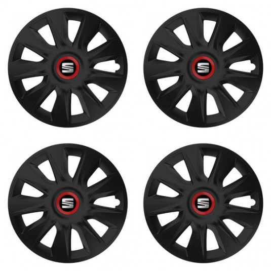 Puklice pre Seat 15 STRATOS RR black