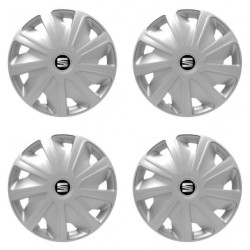 Puklice pre Seat pre dodávky 16 Craft silver