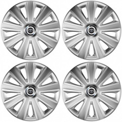 Puklice pre Toyota 15 Aviator carbon silver