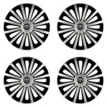 Puklice pre Toyota 15 TREND silver and black