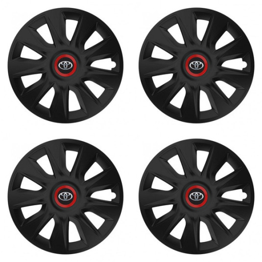 Puklice pre Toyota 15 STRATOS RR black