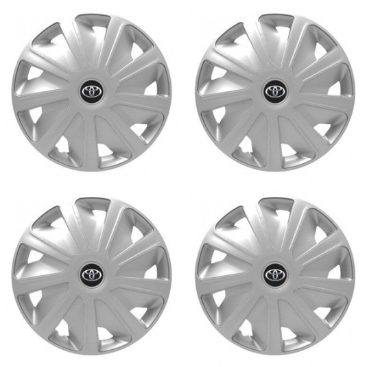 Puklice pre Toyota pre dodávky 15 Craft silver