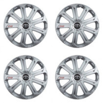 Puklice pre Toyota 16 Evo silver