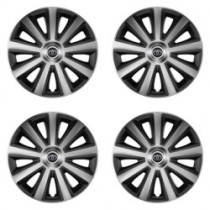 Puklice pre Toyota 16 Aviator carbon silver&black