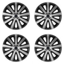 Puklice pre Sangyong 14 Aviator carbon silver&black