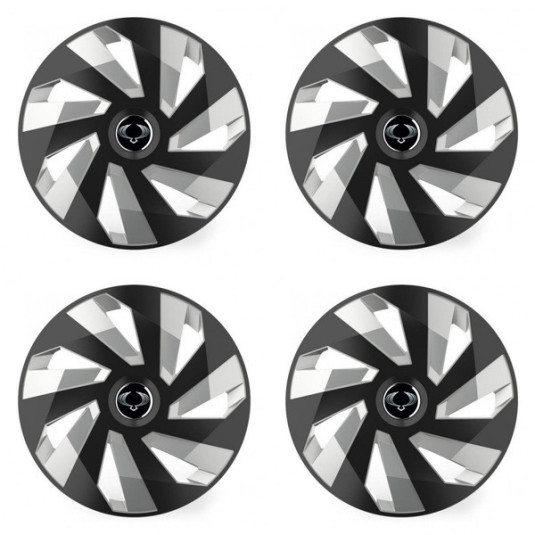 Puklice pre Sangyong 15 Vector RC black and silver