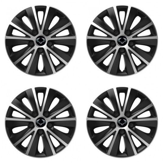 Puklice pre Sangyong 15 RAPIDE silver and black
