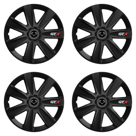 Puklice pre Sangyong 16 GTX CARBON black