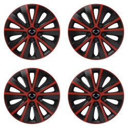 Puklice pre Sangyong 16 RAPIDE red and black