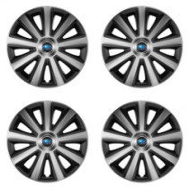 Puklice pre Subaru 14 Aviator carbon silver&black