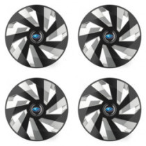 Puklice pre Subaru 16 Vector RC black and silver