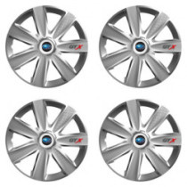 Puklice pre Subaru 16 GTX CARBON silver