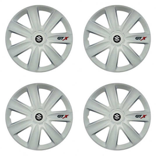 Puklice pre Suzuki 14 GTX carbon white