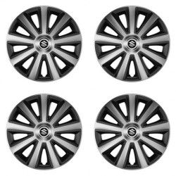 Puklice pre Suzuki 15 Aviator carbon silver&black