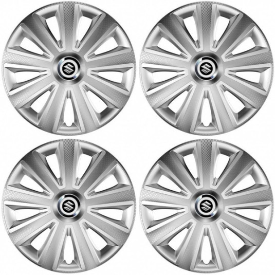 Puklice pre Suzuki 15 Aviator carbon silver