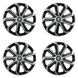 Puklice pre Suzuki 16 Evo black&silver