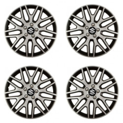 Puklice pre Suzuki 16 Dakar NC silver and black