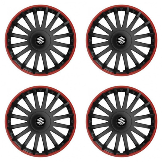 Puklice pre Suzuki 16 CRYSTAL RO black