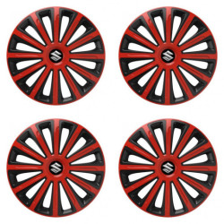 Puklice pre Suzuki 16 TREND red and black