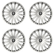 Puklice pre Suzuki 16 CRYSTAL silver