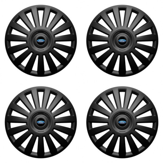 Puklice pre Ford 14 Luxury black