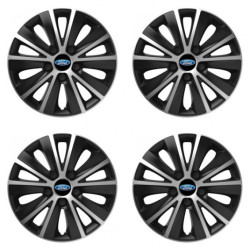 Puklice pre Ford 14 RAPIDE silver and black