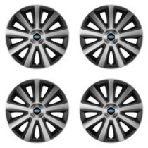 Puklice pre Ford 15 Aviator carbon silver&black