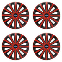 Puklice pre Ford 15 TREND red and black
